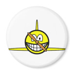 Airplane smile Propeller  fridge_magents_magnet