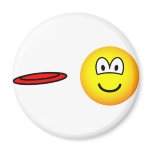Frisbee emoticon   fridge_magents_magnet
