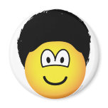 Afro emoticon   fridge_magents_magnet