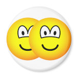 Gemini emoticon Zodiac sign  fridge_magents_magnet