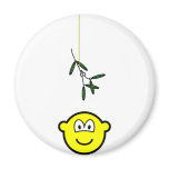 Mistletoe buddy icon boy  fridge_magents_magnet