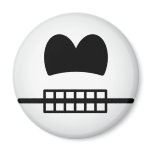Skull emoticon   fridge_magents_magnet