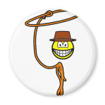 Cowboy lasso smile   fridge_magents_magnet