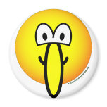 Big nosed emoticon   fridge_magents_magnet