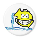 Aquarius smile Zodiac sign  fridge_magents_magnet