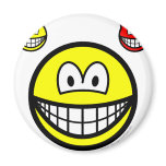Angel and devil on shoulder smile   fridge_magents_magnet