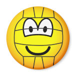 Volleyball emoticon   fridge_magents_magnet
