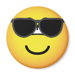 Sunglasses emoticon   fridge_magents_magnet