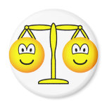 Libra emoticon Zodiac sign  fridge_magents_magnet