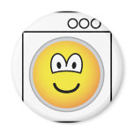 Washmachine emoticon   fridge_magents_magnet