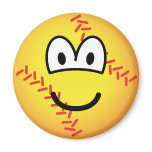 Baseball emoticon   fridge_magents_magnet
