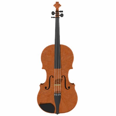 Fridge Magnet: Violin 3D Model: Photo Sculpture by spiritswitchboard