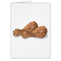 fried chicken legs drumsticks cards