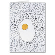 Fried Egg and Spaghetti cards by apmercer Fried Egg and Spaghetti cards