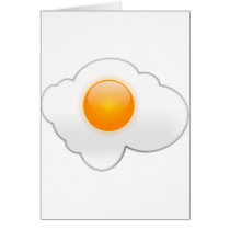 Fried Egg Greeting Card