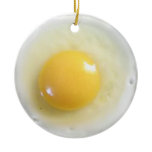 fried egg photo christmas ornaments