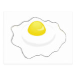 fried egg postcard