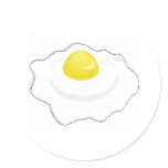 fried egg stickers