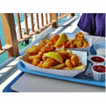 Fried Fish French Fries From The Fishette On Harbo photo sculptures