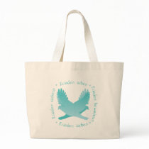 Frieden sichern, bewahren, leben, lieben bags