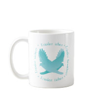 Frieden sichern, bewahren, leben, lieben mugs