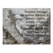Friedrich Nietzsche Happiness Quote Postcard
