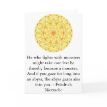 Friedrich Nietzsche - profound quotation Cards