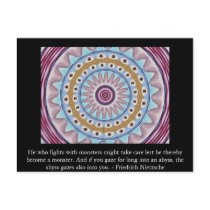 Friedrich Nietzsche - profound quotation Post Card