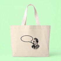 Friedrich Nietzsche Word Bubble BlackThe MUSEUM Za bags