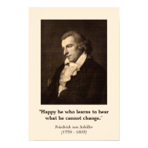 Friedrich Schiller -Quote on Happiness posters by AntiqueImages Friedrich Schiller -Quote on Happiness posters