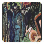 Friedrichstrasse, 1914 square stickers