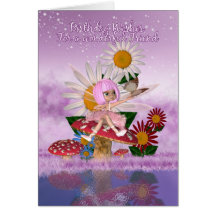 Friend Birthday Card With Sugar Plum Fairy