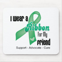 Friend - Liver Cancer Ribbon Mousepads