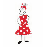 minnie, red, dot, princess, gay, happy, child,