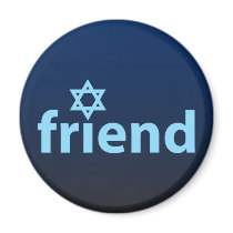 Friend of Israel Refrigerator Magnet