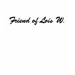 Friend of Lois W. t-shirts