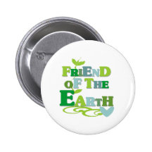 Friend of the Earth Pinback Button