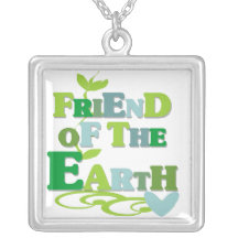 Friend of the Earth T-shirts and Gifts Necklaces