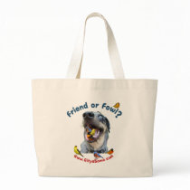 Friend or Fowl Bird Dog Tote Bags