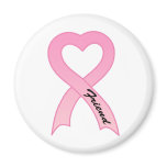Friend Pink Ribbon Magnet
