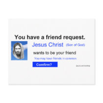 Friend Request Postcard