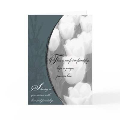 Friend Sympathy Greeting Cards by William63