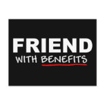 Friend With Benefits Post Card