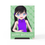 Friendly Anime Birthday Card