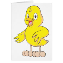 Friendly Baby Chicken Cards