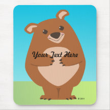 Friendly Bear Mousepad