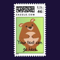 Friendly Bear Postage postage