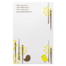 5.5x8.5 - Two friendly and playful birds add cheer to your day!