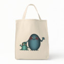 Friendly Blobs Tote bags