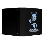 Friendly Blue Alien 3 Ring Binder